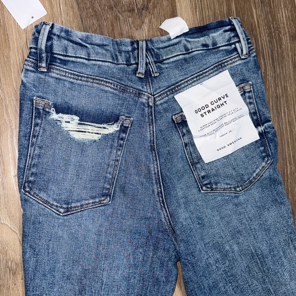 NWT Crossover waist straight leg jeans - Picture 7 of 9